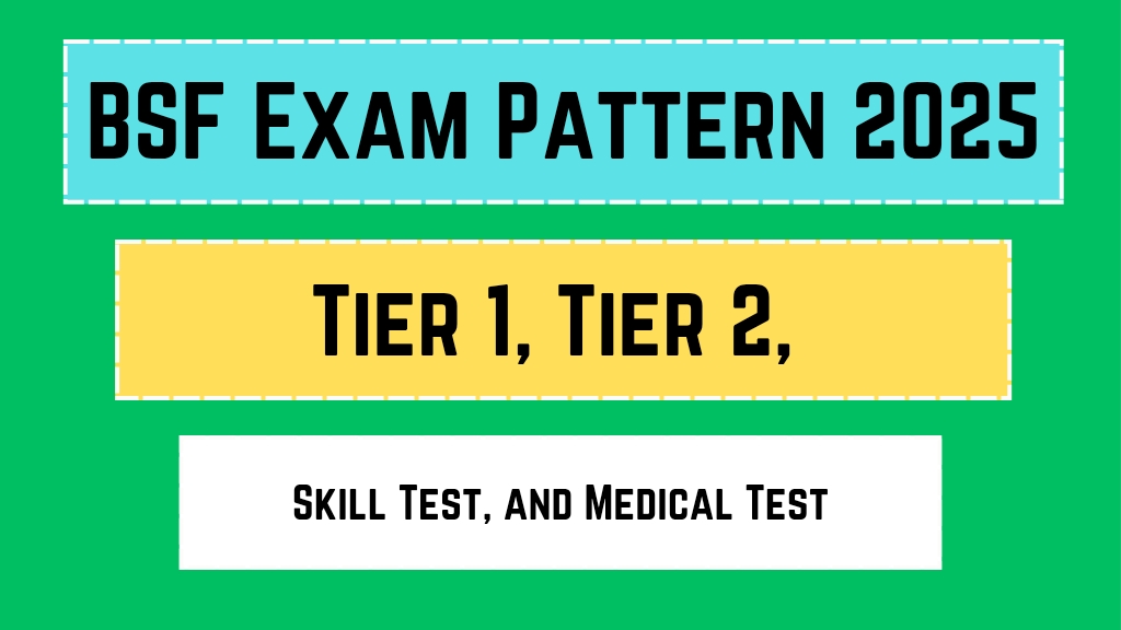 BSF Exam Pattern 2025