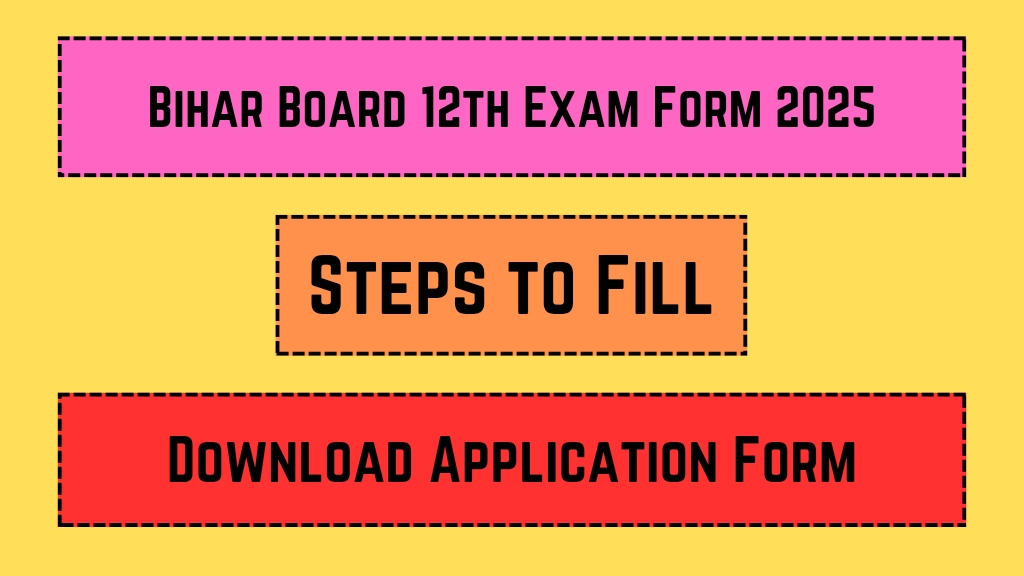 Bihar Board 12th Exam Form 2025