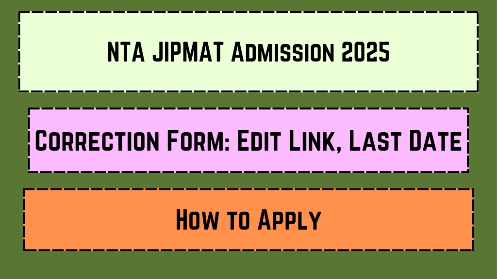 NTA JIPMAT Admission 2025
